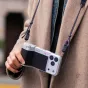 PGYTECH Retrova Grip Kit для iPhone 16 Pro Max с ретро-дизайном, тактильными элементами управления и модулем с тремя объективами.