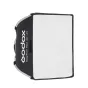 Godox EazyFlow Rect 40x40 Bowens Softbox - Foldable design with dual-layer diffusion and fabric grid for precise light control