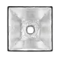 GODOX EazyFlow Foldable Rect 40x40 Bowens Softbox with reflective silver interior and fabric grid for precise light control