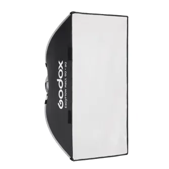 Godox EazyFlow Foldable Rect 60x90 Bowens Softbox с двойной дифузией и тканевой решеткой для студийного освещения