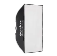 Godox EazyFlow Foldable Rect 60x90 Bowens Softbox with dual-layer diffusion and fabric grid for studio lightingGodox EazyFlow Foldable Rect 60x90 Bowens Softbox with dual-layer diffusion and fabric grid for studio lighting