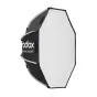 GODOX EazyFlow Foldable Octa 60 Softbox with Bowens mount, rapid-release design, and fabric grid for professional photography lighting
