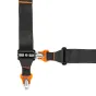 3 Legged Thing AXIS 44 QD Neck & Shoulder Camera Strap INFERNO with orange hardware and Arca Swiss compatible plate
