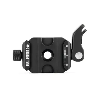 3 Legged Thing Ultra Clamp DARKNESS - Arca Swiss saderīgs divu darbību knaģis ar 38x38mm pamatni, 3/8"-16 vītni un precīzām atzīmēm drošai aksesuāru stiprināšanai.