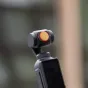 PGYTECH OSMO Pocket 3/4 mainīgais ND filtrs ar magnetisko montāžu, kas aprīkots ar Japānijas AGC optisko stiklu un sarkanu apmalīti.