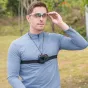 JJC CS NANO Quick Release Adjustable Chest Mount for DJI Osmo Nano - Надежная система крепления камеры на грудь с двойной магнитной быстрой защелкой, мягким наполнителем и страховочной привязью для съемки от первого лица.