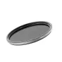 URTH 55mm ND64 (6 Stop) Lens Filter Pro - High-quality 55mm neutral density filter with matte black glass surface and silver aluminum frame, showcasing its threaded edge and engraved markings.