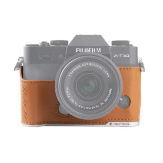 PGYTECH Leather Camera Case (For FUJIFILM X T30 / Clay Brown)