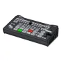 Feelworld L3 PRO Video Switcher featuring multiple buttons, joystick, T-bar control, and a green LED indicator.