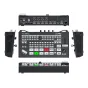 Feelworld L3 PRO Video Switcher with 9+1 input/output ports, T Bar control, and PTZ camera controls for professional video mixing