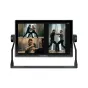 Feelworld M101S 10.1" augstas spilgtuma multiview lauka monitors, kas attēlo cīņas mākslas darbību sadalītā ekrānā