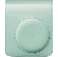 Fujifilm Instax Mini 13 camera case in Lagoon Green, protective synthetic case with adjustable strap.Fujifilm Instax Mini 13 camera case in Lagoon Green, protective synthetic case with adjustable strap.