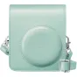 Светло-зеленый чехол для камеры Fujifilm Instax Mini 13 с регулируемым ремешком и прочным синтетическим материалом