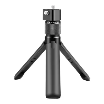 PULUZ Tripod Stand for Insta360 X3/X4 - Compact aluminum tripod with a 360° rotating handle and a 3kg load capacity.
