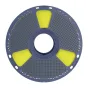 Yellow Sunlu PETG High-Speed Matte Filament spool with perforated holder for 3D printing