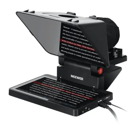 Neewer X11 TM8 Teleprompter with Built-in Monitor