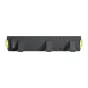 FOSSIBOT SP200 200W black solar panel with green end caps and front mounting brackets