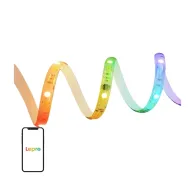 LEPRO SW1-6 RGB Inteligentais LED staps, 6 m, ar elastīgu dizainu, kas piedāvā spilgtas krāsu pārejas no oranžas uz purpursarkanu, un tālvadību, izmantojot Lepro lietotni.LEPRO SW1-6 RGB Inteligentais LED staps, 6 m, ar elastīgu dizainu, kas piedāvā spilgtas krāsu pārejas no oranžas uz purpursarkanu, un tālvadību, izmantojot Lepro lietotni.