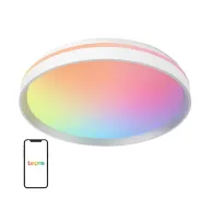 Smart ceiling light with gradient color display and Lepro app controlSmart ceiling light with gradient color display and Lepro app control