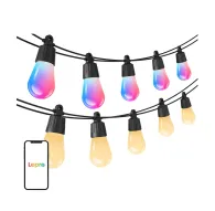 LEPRO ZB1-15 Wi-Fi String Lights with RGB+IC bulbs, app and voice control, 15m length, warm white and dynamic color optionsLEPRO ZB1-15 Wi-Fi String Lights with RGB+IC bulbs, app and voice control, 15m length, warm white and dynamic color options