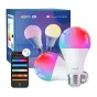 Smart LED bulbs with dynamic color effects and app control, 2-pack by Lepro