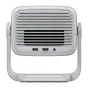 JMGO N1S SE projektora aizmugures skats ar ventilācijas režģi, HDMI, USB un audio portiem, kā arī integrētu gimbal mehānismu