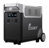 FOSSIBOT FB3840 portable power bank with 3840Wh capacity, featuring multiple output ports and a digital display for battery status.FOSSIBOT FB3840 portable power bank with 3840Wh capacity, featuring multiple output ports and a digital display for battery status.