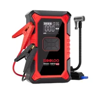 GOOLOO A3 2-в-1 Запускатель с компрессором - Пиковый ток 3000А, Компрессор 150 PSI, Портативный источник питания для автомобилей и устройствGOOLOO A3 2-в-1 Запускатель с компрессором - Пиковый ток 3000А, Компрессор 150 PSI, Портативный источник питания для автомобилей и устройств