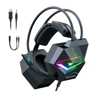 ONIKUMA X20 Gaming Headphones (Black)