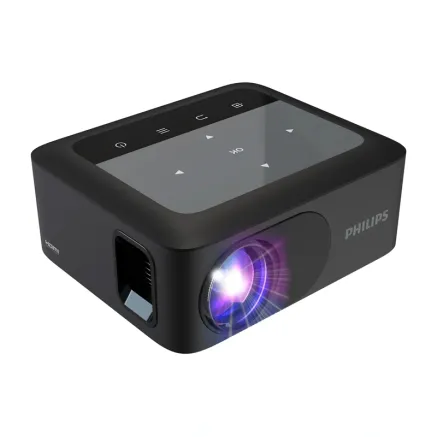 Philips N-110 720p Мини-проектор Черный