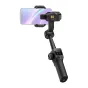 AOCHUAN S3 3-axis smartphone gimbal with a touchscreen interface, AI tracking, and a 150-lumen LED light for smooth video stabilization