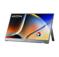 ARZOPA Z1C 16.1" Portable Monitor with 100% sRGB, 1080P FHD Display, Sleek Gray DesignARZOPA Z1C 16.1" Portable Monitor with 100% sRGB, 1080P FHD Display, Sleek Gray Design