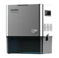 MAKERA Cyclone Dust Collector with cyclone separation and multi-stage filtration, featuring a transparent dust collection tank and a compact design.MAKERA Cyclone Dust Collector with cyclone separation and multi-stage filtration, featuring a transparent dust collection tank and a compact design.