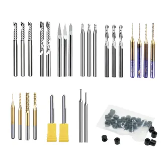 MAKERA Carvera Essential Extended Router Bit Set (52 pieces)