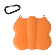 Orange Sunnylife Mini Case with Carabiner for NEO 2 drone, compact butterfly-shaped protective case made of durable plastic.Orange Sunnylife Mini Case with Carabiner for NEO 2 drone, compact butterfly-shaped protective case made of durable plastic.