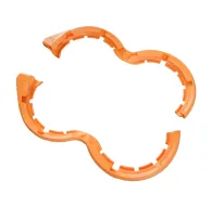 Orange propeller guard for DJI Neo 2 drone, lightweight TPE protector with ventilation cutouts, designed to prevent collisions and damageOrange propeller guard for DJI Neo 2 drone, lightweight TPE protector with ventilation cutouts, designed to prevent collisions and damage