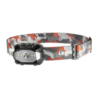 Lepro 320023 300 lm Rechargeable Headlamp with adjustable headband and IPX4 splash resistance