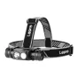 Lepro 320018 1000lm Rechargeable Headlamp with Dual LED Lights and Adjustable Headband