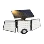 Lepro WL4000 Solar Lamp with 3 adjustable LED panels, 1000 lumens brightness, and motion sensor for outdoor lighting