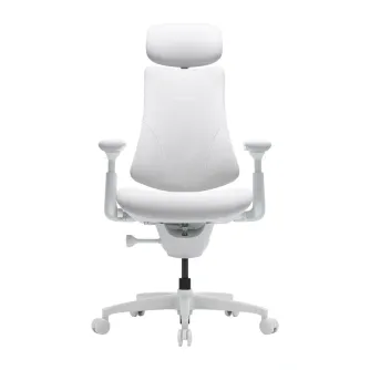 LiberNovo Omni GEN 48 cm ergonomisks krēsls ar adaptīvu atzveltni, elektrisko jostas atbalstu un 5 noliekšanas pozīcijām dinamiskiem komfortam