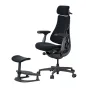 LiberNovo Omni 48cm ergonomiskais krēsls ar regulējamu atzveltni, roku balstiem un pēdējo atbalstu dinamiskiem stājas atbalstam