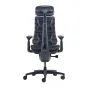 LiberNovo Omni 48 cm ergonomiskais krēsls ar augstu atzveltni, regulējamu galvas balstu, roku balstiem, dinamisku atbalsta sistēmu un elegantu dizainu komfortam darbā vai atpūtā.