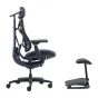 LiberNovo Omni 48 cm ergonomisks krēsls ar regulējamu atzveltni un galvas balstu, ar dinamisku pozas atbalstu un modernu dizainu komfortam darbā vai atpūtā.