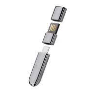VIAIM NoteKit AI Recording Dongle with detachable USB connector and magnetic cover, compact portable recorder for meetings and lectures.VIAIM NoteKit AI Recording Dongle with detachable USB connector and magnetic cover, compact portable recorder for meetings and lectures.
