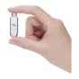 VIAIM NoteKit AI Recording Dongle - Compact, silver-gray USB device for instant meeting recording and AI-powered transcription.
