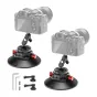 NEEWER CA0132 6" Suction Cup Mount 2-Pack ar artikulētu roku drošai kameras un viedtālruņa stiprināšanai uz gludām virsmām
