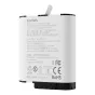TELESIN augstkapacitātes 1720 mAh akumulators GoPro Hero 12/11/10/9, redzams no aizmugures ar baltu etiķeti, melniem galiem un brīdinājumiem