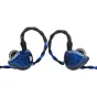 TRUTHEAR Nova vadu in-ear austiņas ar hibrīda draiveru sistēmu, zils un melns pītā kabelis, ergonomisks dizains