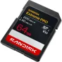 SanDisk Extreme PRO 64GB SDXC UHS-I atmiņas karte ar 200 MB/s lasīšanas ātrumu un 90 MB/s rakstīšanas ātrumu 4K videi un izturīgai lietošanai