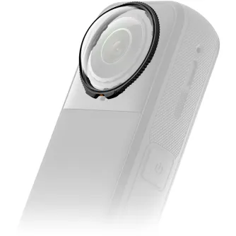 Премиальный защитный чехол для объектива Insta360 X5 с закаленным стеклом и винтовым креплением